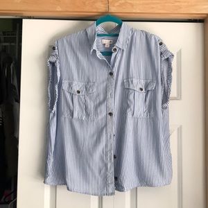 Button up tank top